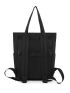 Two Tone Shoulder Tote Bag With Zipper Casual Style For Daily Life