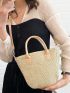 Minimalist Straw Bag