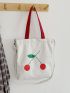 Cherry Graphic Shopper Bag