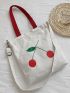 Cherry Graphic Shopper Bag