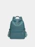 Pocket Front Classic Backpack Zipper Fashion Backpack