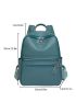 Pocket Front Classic Backpack Zipper Fashion Backpack