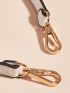 Bag Strap Handbags Handles For Handbag Short Bag Strap Purse Strap Golden Buckle