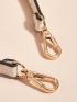 Bag Strap Handbags Handles For Handbag Short Bag Strap Purse Strap Golden Buckle