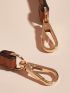 Bag Strap Handbags Handles For Handbag Short Bag Strap Purse Strap Golden Buckle