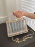 Mini Clear Chain Box Bag