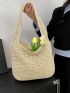 Minimalist Straw Bag