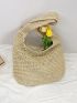 Minimalist Straw Bag