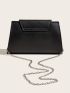 Metal Decor Flap Envelope Bag