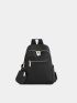 Minimalist Classic Backpack With Coin Purse