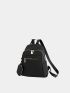 Minimalist Classic Backpack With Coin Purse