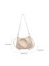 Minimalist Drawstring Design Bucket Bag