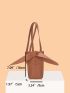 Mini Knot Detail Bucket Bag Fashion