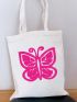 Butterfly Graphic Shopper Bag