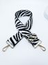 Zebra Striped Pattern Bag Strap