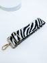 Zebra Striped Pattern Bag Strap