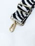 Zebra Striped Pattern Bag Strap