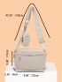 Minimalist Straw Bag With Coin Purse