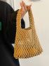 Mini Minimalist Hollow Out Crochet Bag