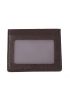 Genuine Leather Fashion Women Slim Id Credit Card Holder Pocket Purse