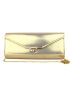 Metallic Flap Clutch Bag