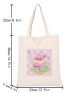 Cartoon Graphic Shopper Bag