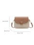 Mini Two Tone Flap Square Bag