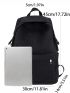 Men Minimalist Laptop Backpack Camping Bag