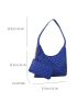 Quilted Detail Chain Hobo Bag With Coin Purse