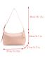 Minimalist Hobo Bag Large Capacity Pink