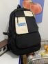 Letter Graphic Functional Backpack