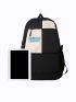 Letter Graphic Functional Backpack