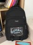 Letter Graphic Functional Backpack