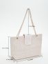 Minimalist Chain Straw Bag