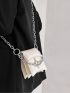 Mini Chain Decor Flap Square Bag