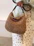 Minimalist Straw Bag