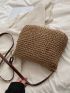 Minimalist Straw Bag