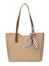 Minimalist Twilly Scarf Decor Shoulder Tote Bag