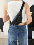 Minimalist Zipper Waist Bag