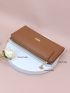 Litchi Embossed Long Wallet