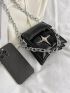 Mini Star Decor Flap Chain Square Bag