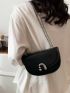 Minimalist Flap Saddle Bag