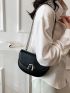 Minimalist Flap Saddle Bag