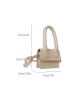 Minimalist Square Bag Flap Satchel Bag