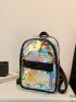 Holographic Pocket Front Backpack