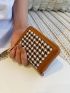 Houndstooth Pattern Card Holder