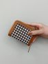 Houndstooth Pattern Card Holder