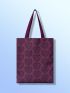 X TarrynAnnIllustration Eye & Heart Pattern Shopper Bag