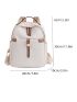 Mini Metal Decor Fashion Backpack