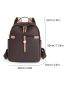 Mini Two Tone Fashion Backpack Unisex Classic Backpack